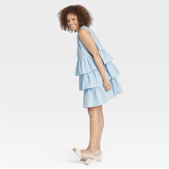 WHO WHAT WEAR Gingham Dress - Picture 3 of 7